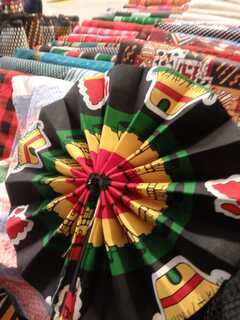 Ankara Folding Fan