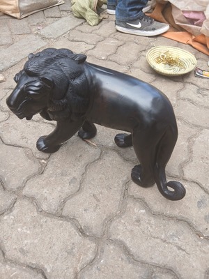 Large Standing Lion — Statement Piece