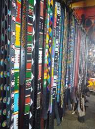 Maasai Beaded Leather Belt