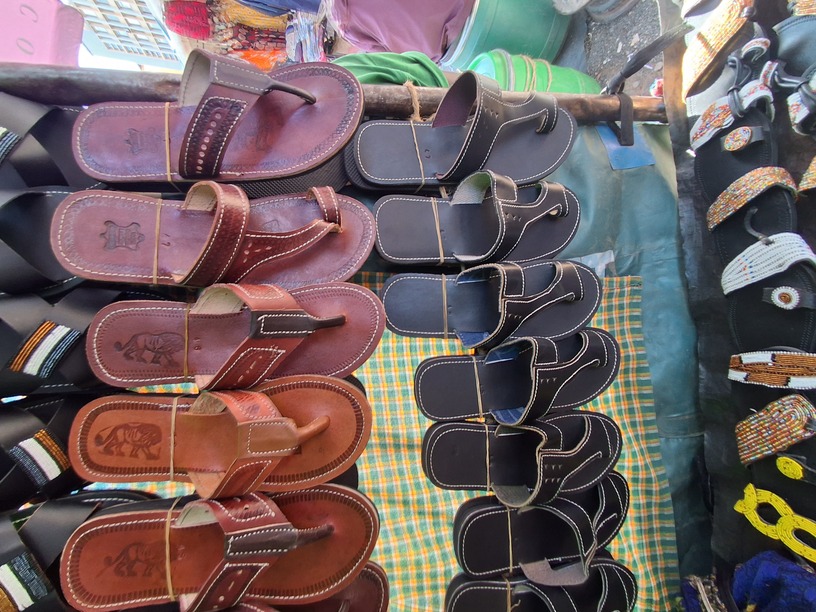 Classic Men's Leather Thong Sandals