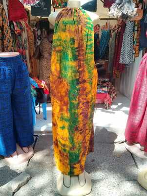 Tie-Dye Maxi Dress — Rasta Palette
